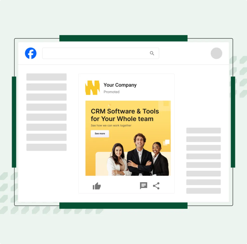 Ad example mockup
