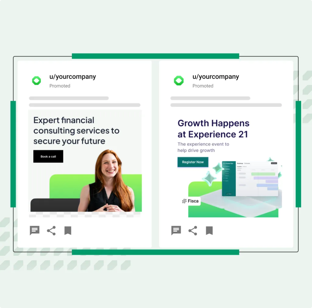 Ad example mockup