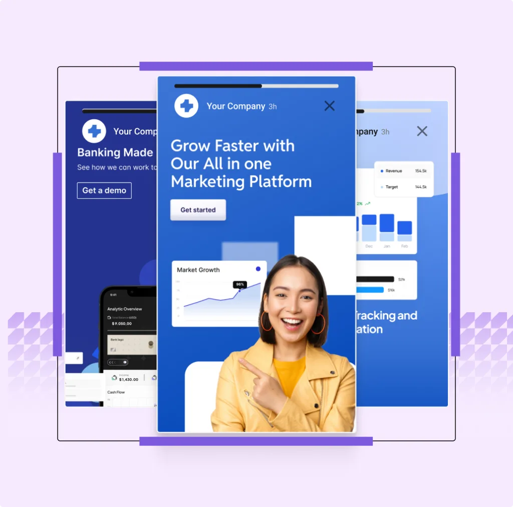 Social ad example mockup