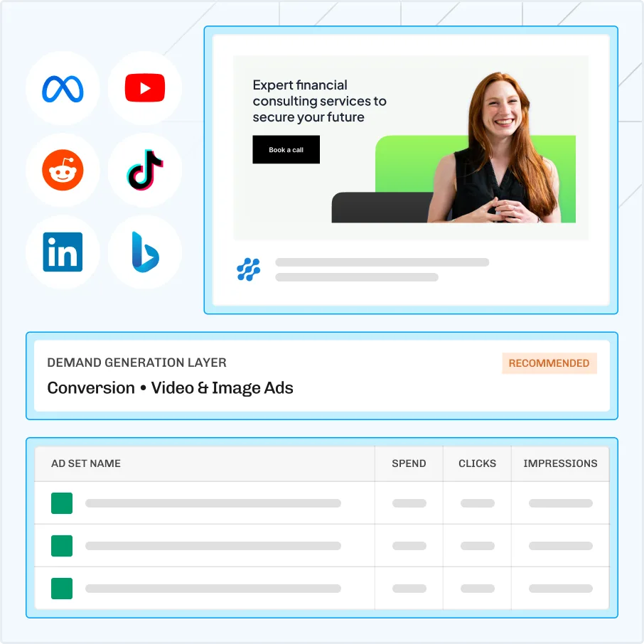 Demand capture strategy mockup
