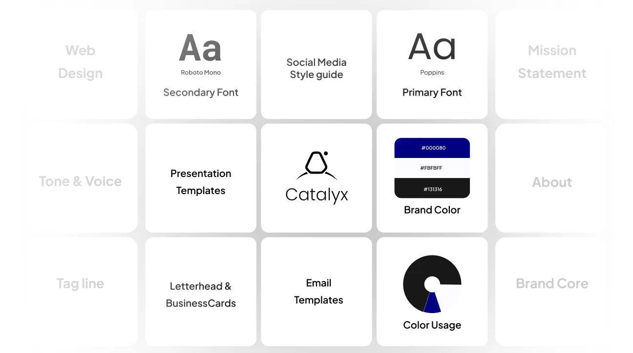 Catalyx brand asset overview