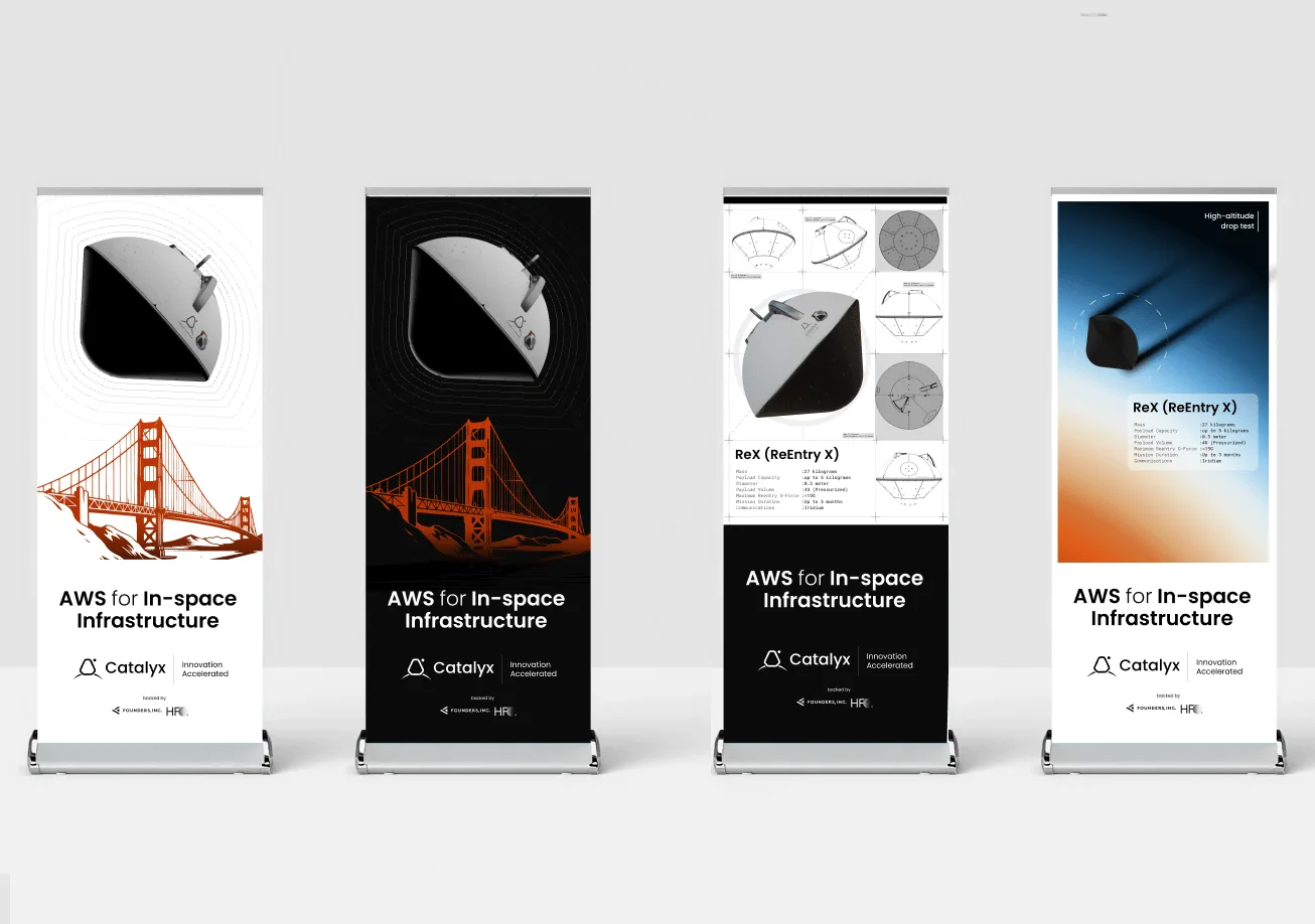 Catalyx event roll-up banners