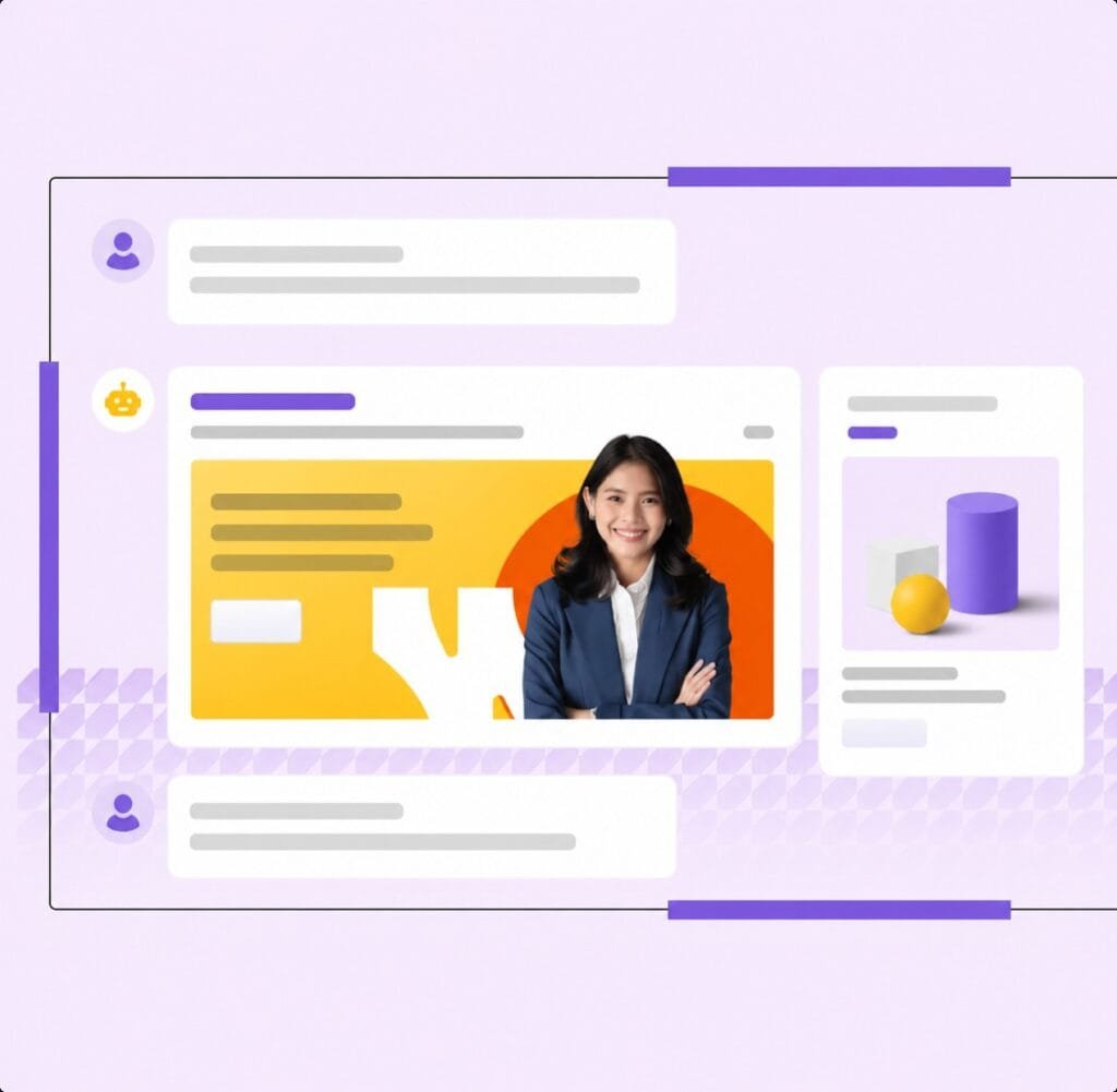 Social ad examples mockup
