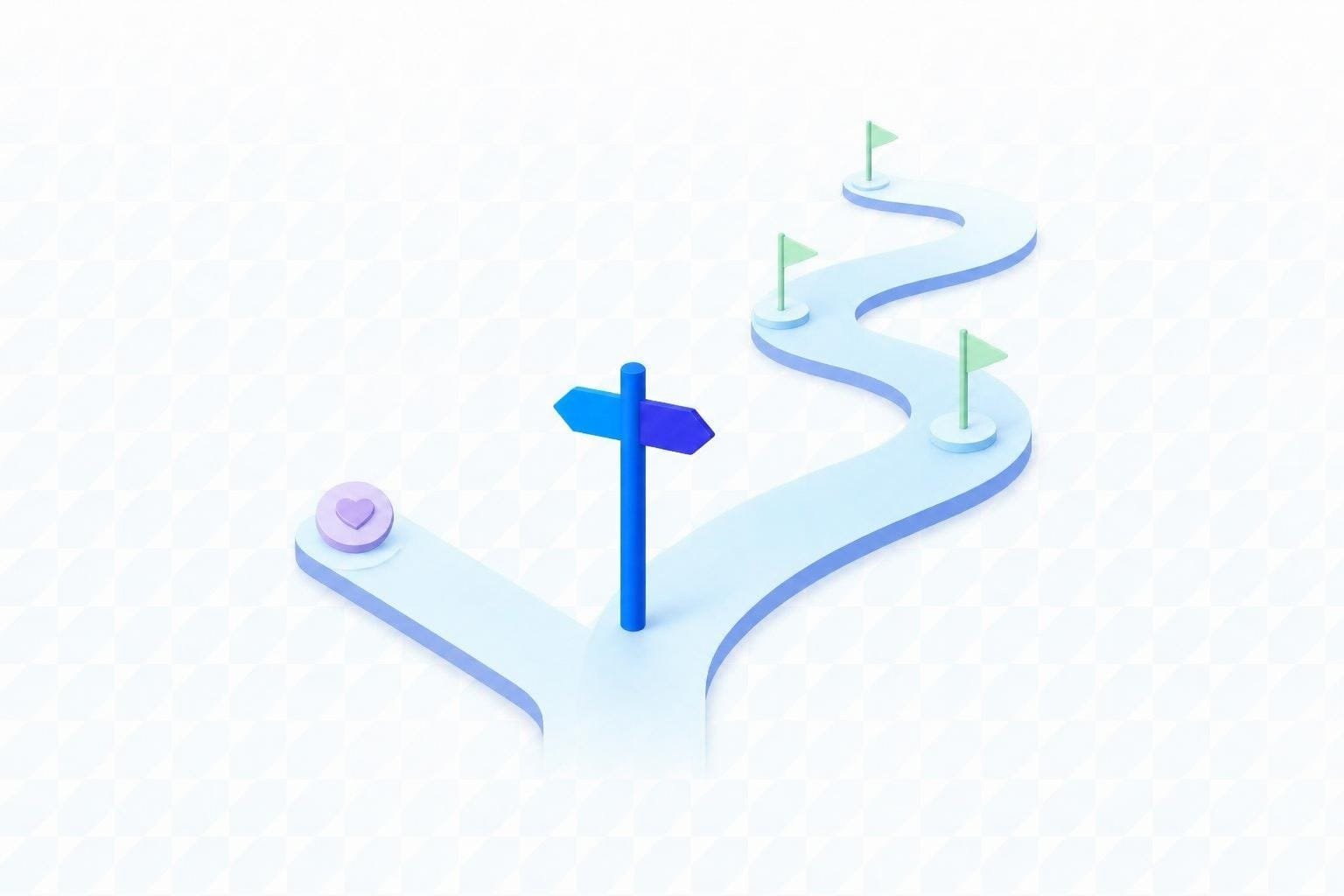 B2B versus B2C SaaS marketing illustration