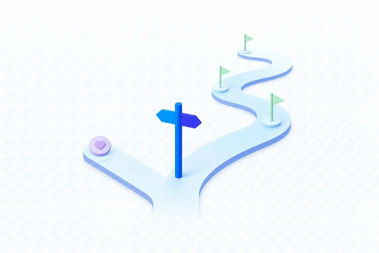 B2B versus B2C SaaS marketing illustration