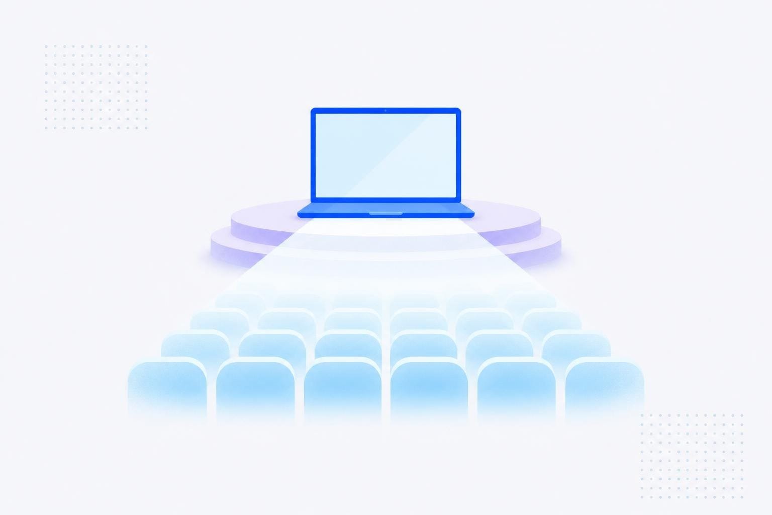 A live product webinar drawing an engaged audience