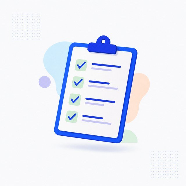 Checklist illustration