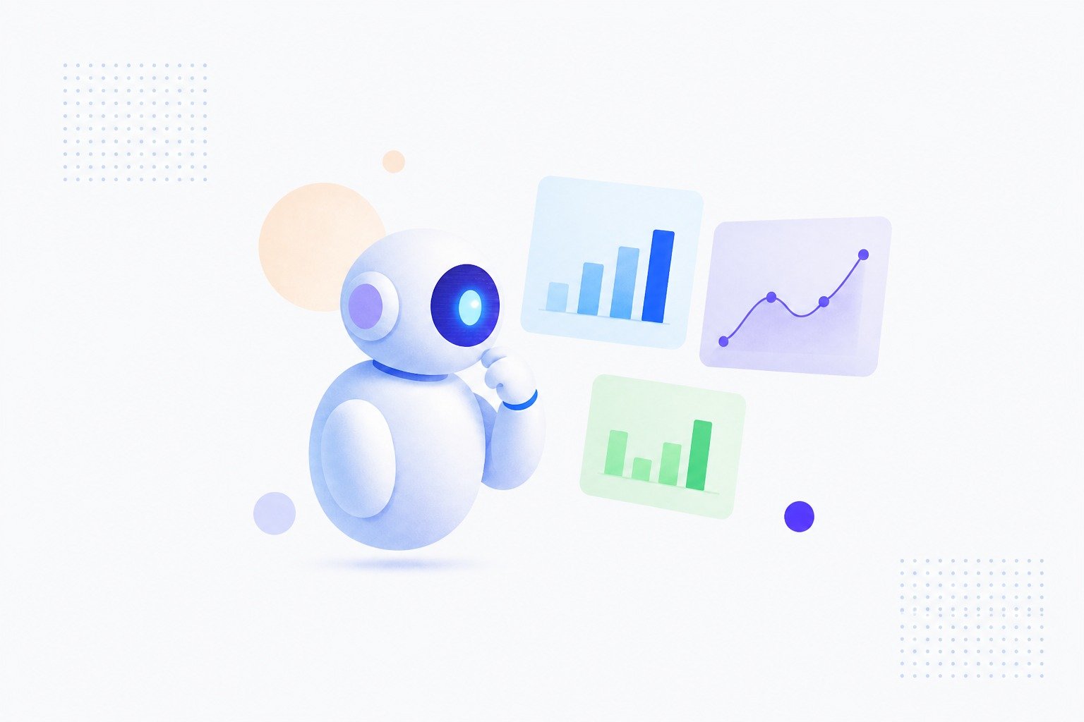 An AI assistant reading campaign performance cards